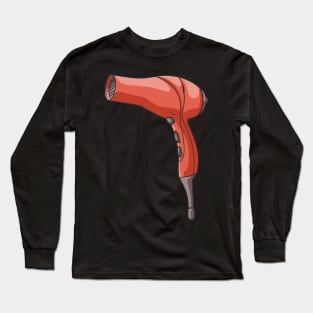 Hair Dryer Hair Salon Hair Dresser Long Sleeve T-Shirt